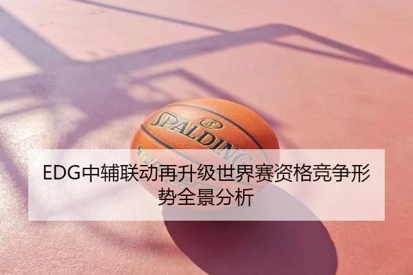 EDG中辅联动再升级世界赛资格竞争形势全景分析